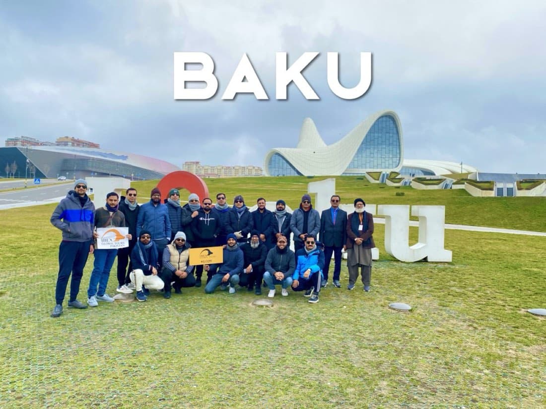 IBEX travellers in Baku