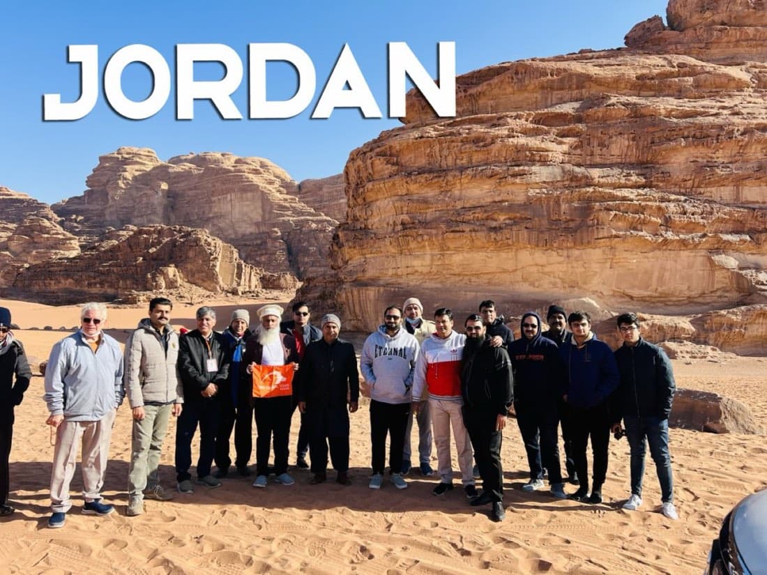 IBEX travellers in Jordan