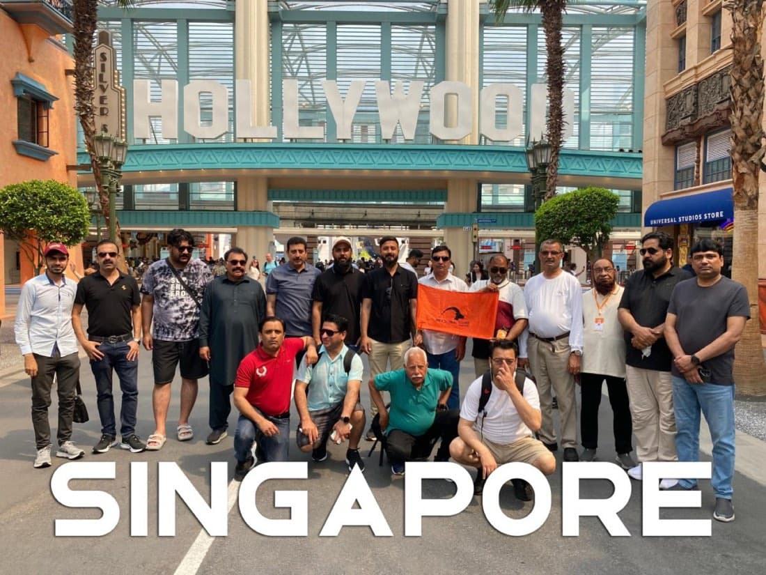 IBEX travellers in Singapore