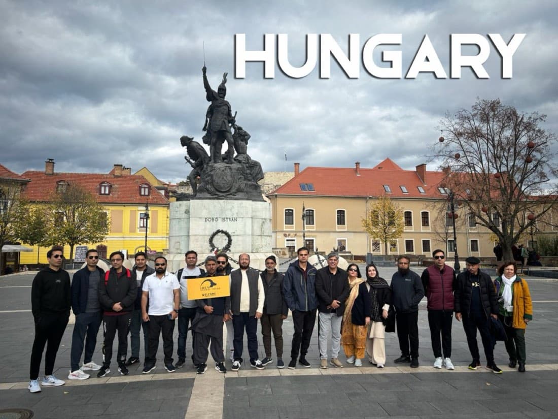 IBEX travellers together in Budapest
