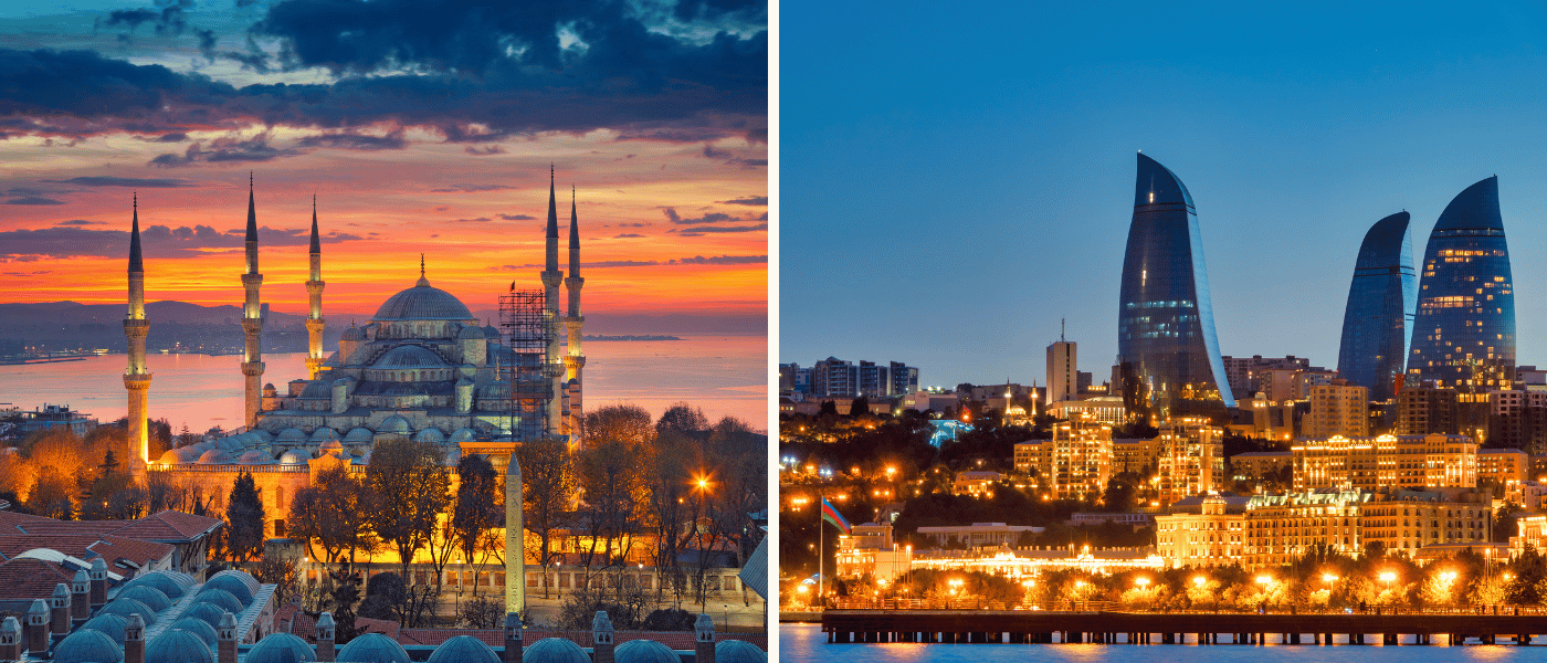 Explore the best of Baku & Istanbul